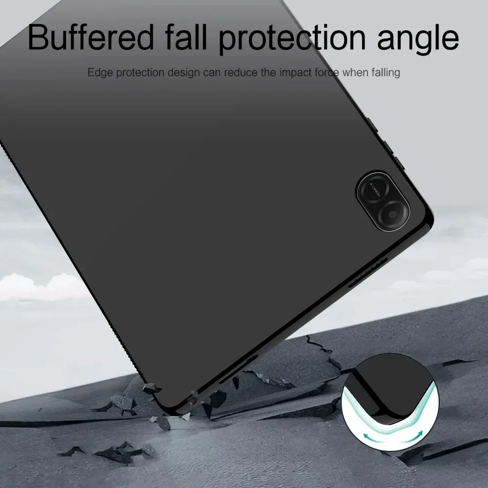 Funda para tableta Honor Pad X8a 11 pulgadas 2024 Flexibel carcasa negra de TPU funda de silicona suave para Honor Pad X8a funda de 11" - imagen 5