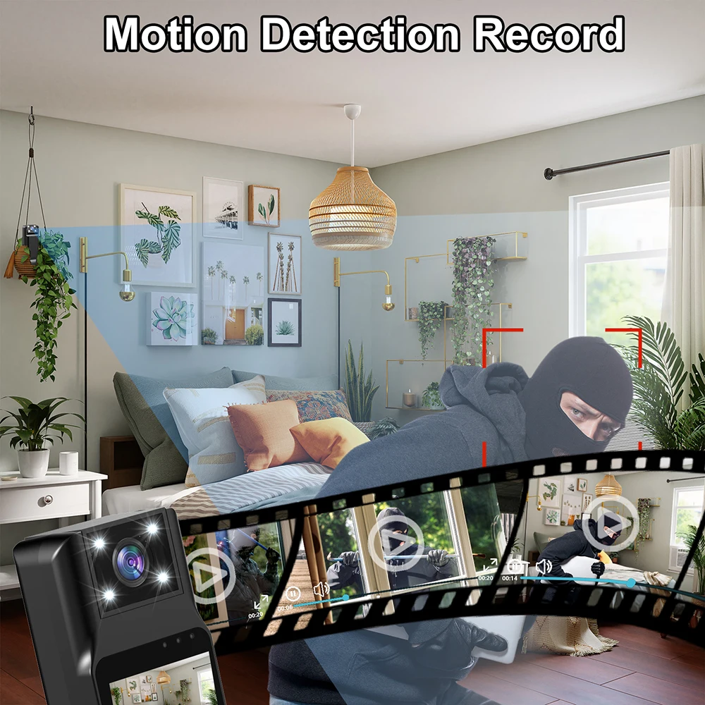 L13 Ultra HD 4K WiFi Mini cámara 1080P grabadora de vídeo Digital portátil policía cámara de cuerpo pequeño visión nocturna DV videocámara en miniatura - imagen 5