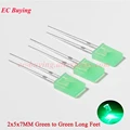 2X5X7 G-Green 10pcs