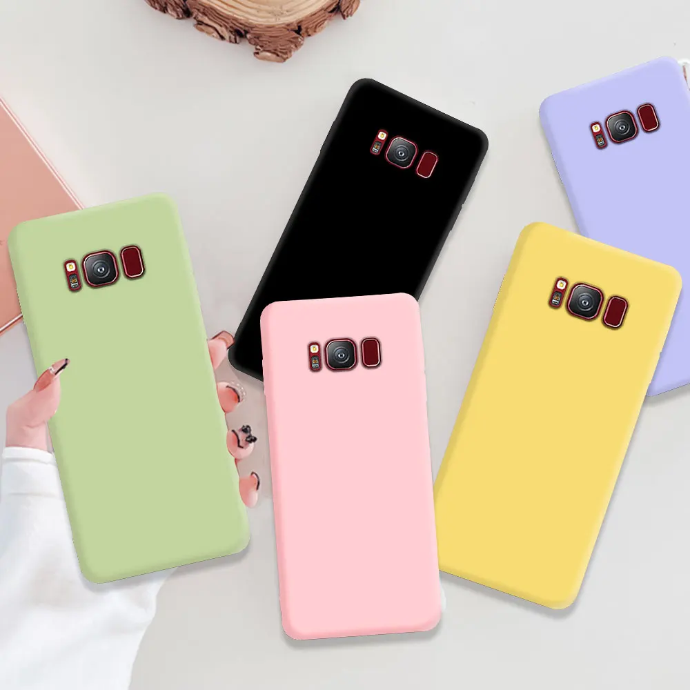 Fundas suaves de silicona líquida para Samsung Galaxy, fundas para Samsung Galaxy S8, S9, S10, S20, S21 FE, S22, S23 Plus, Note 8, 9, 10, 20 Plus - imagen 2
