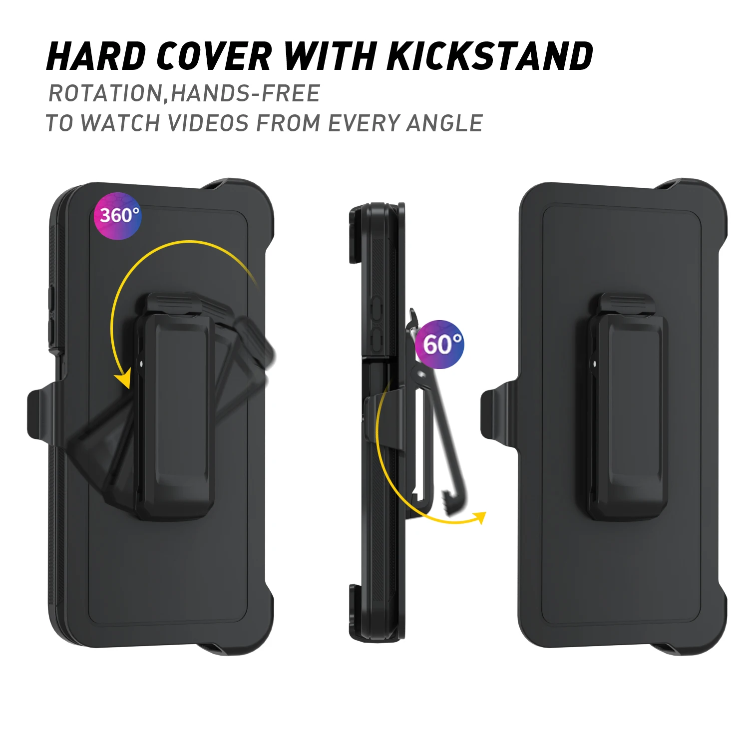 Armadura a prueba de golpes funda de teléfono defensor para Redmi 12 Note 11S 12S Pro duro PC + TPU contraportada funda anticaída para Xiaomi 11T PRO - imagen 3