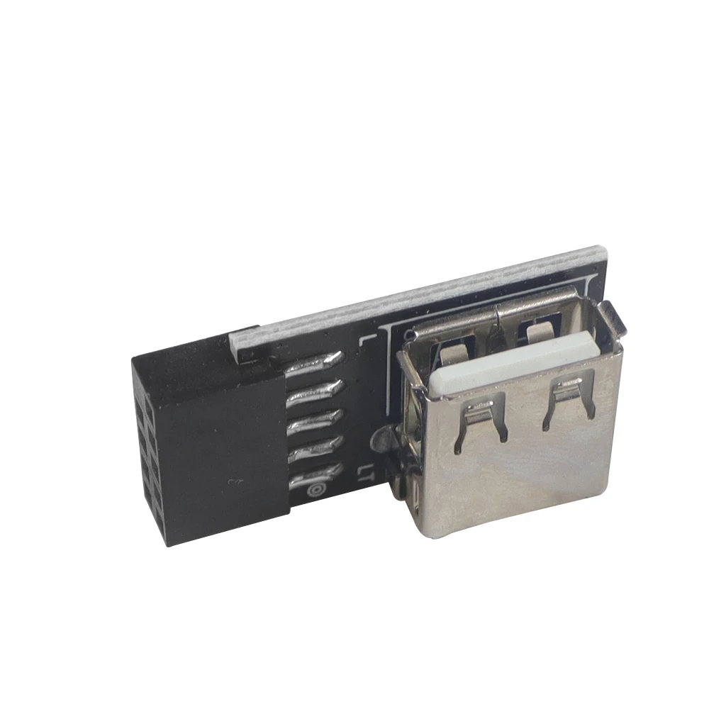 Tarjeta extensora USB 2,0, placa base de 9 pines a TYPE-C A-KEY, convertidor de conector frontal, adaptador de cabezal de interfaz USB3.2 TYPE-E - imagen 5