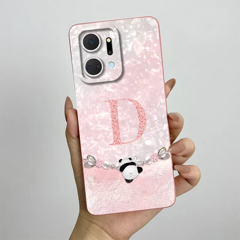 Para Honor X7A funda de teléfono Honor X7a moda corona letras silicona líquida paquete completo mate anticaída cubierta protectora suave - imagen 4