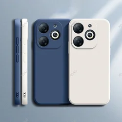 Funda Silicona Infinix Smart 8 – Color Caramelo Flocado