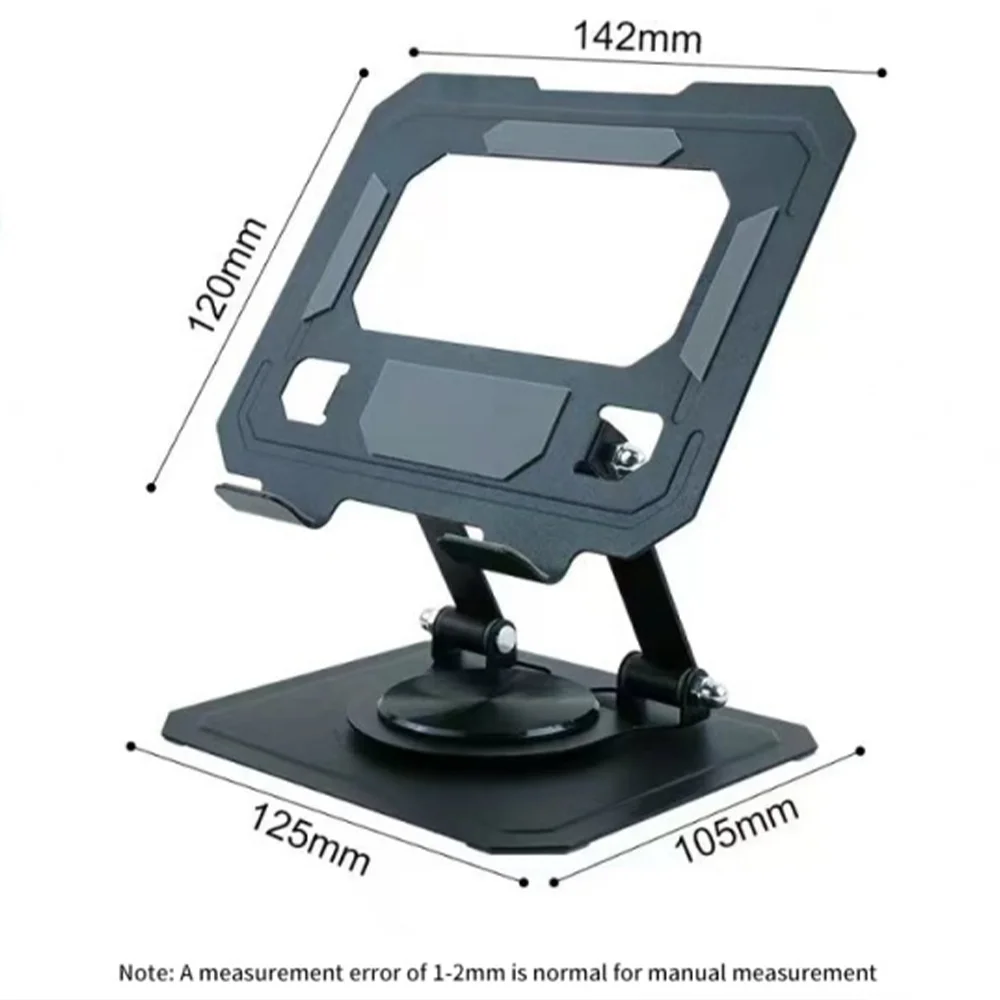 Soporte universal para tableta de metal 360 ° Soporte giratorio para iPad Air Mini soporte para tableta soporte ajustable Flexible para teléfono móvil - imagen 4