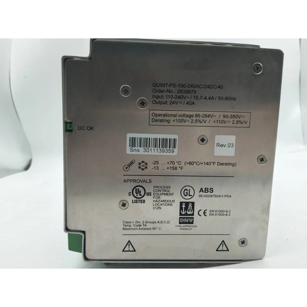 QUINT-PS-100-240AC/24DC/40 2938879   Fuente de alimentación Entrega rápida - imagen 5