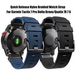 Garmin Tactix 7 Pro Correa Nylon Trenzada Antigolpes para Garmin Quatix
