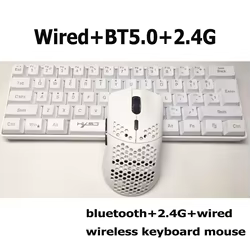 Combo Teclado y Ratón Inalámbricos para PC y Móvil