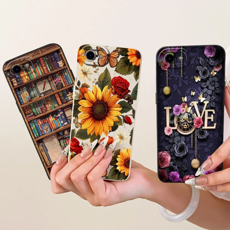 Apple iPhone SE 2020 / 2022 Funda TPU Suave Dibujos Animados Caramelo - imagen 5