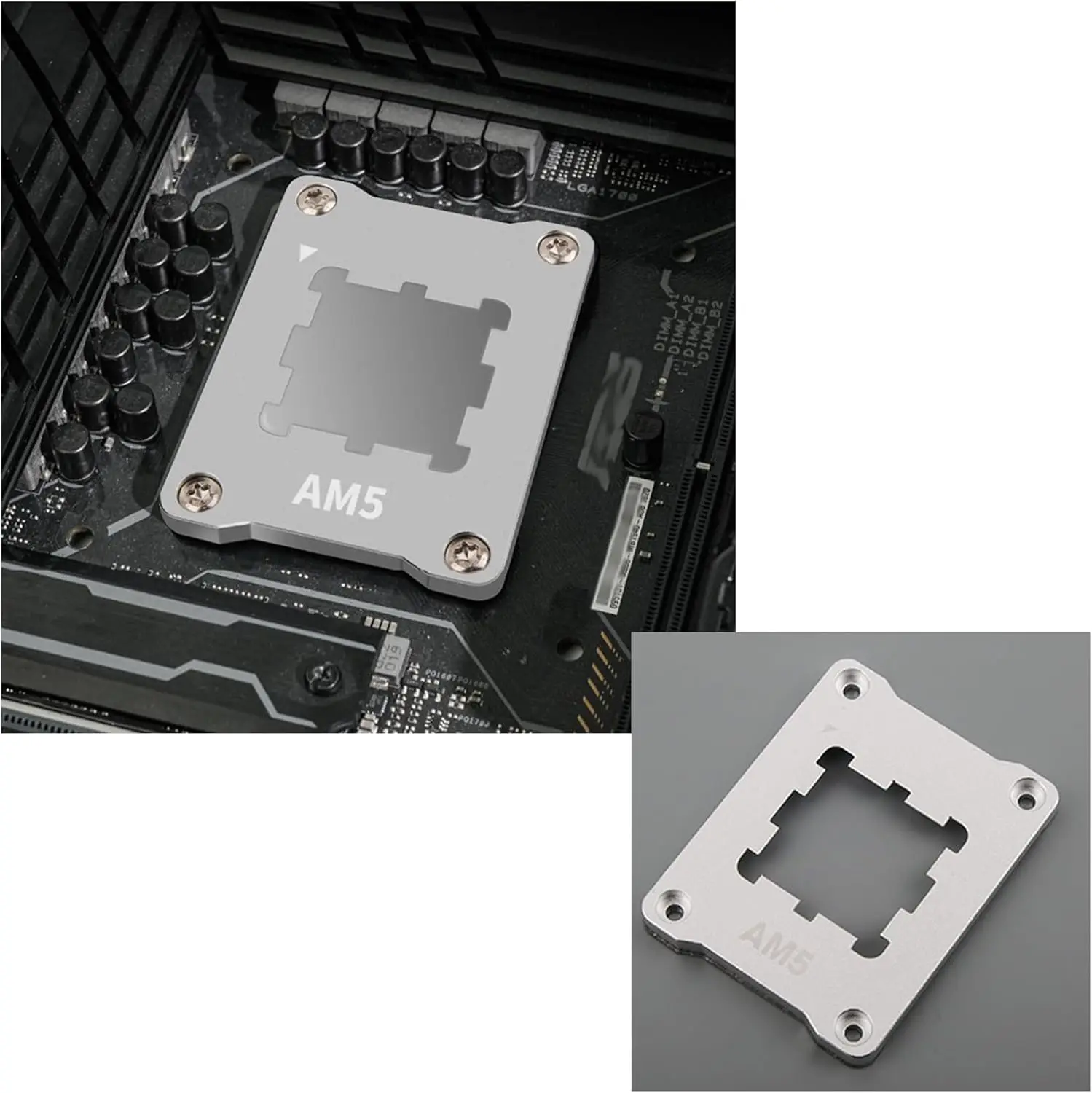 Soporte de CPU de placa base, marco de contacto de CPU AMD AM5 para Kit de marco seguro, hebilla antiflexión - imagen 5