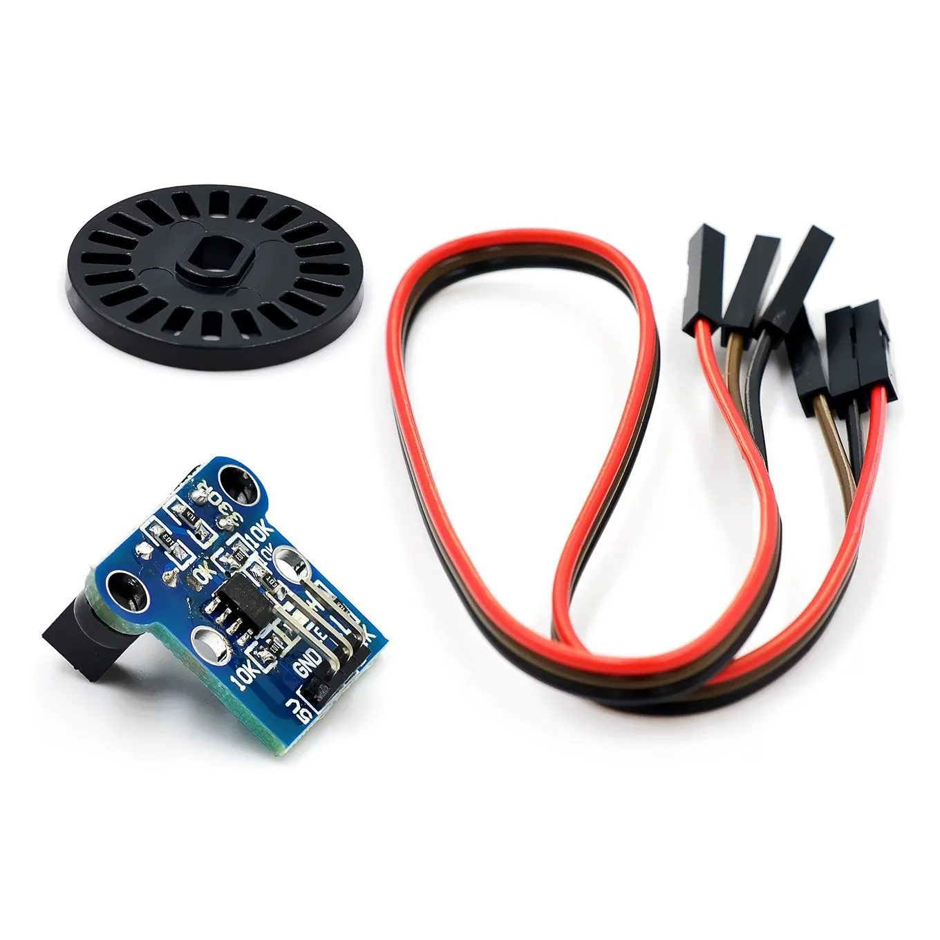 1 Juego de módulo Sensor de medición de doble velocidad HC-020K con codificadores fotoeléctricos, Kit superior para arduino - imagen 2