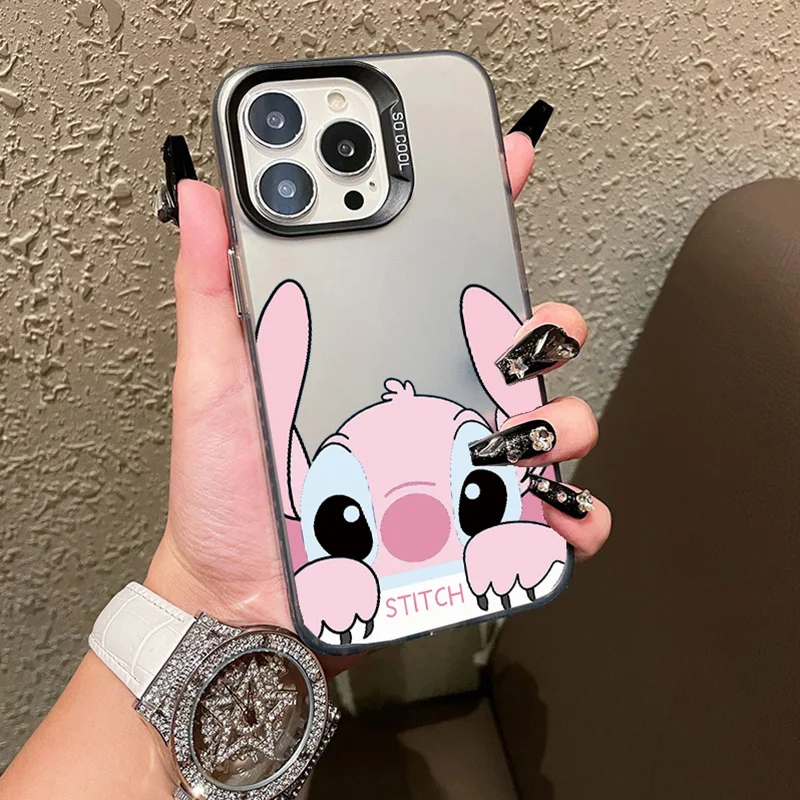 Funda de lujo con dibujos de Hello Angel para iPhone 13, 12, 11, 14, 15 Pro Max, 11, 12, 13, Mini 8, 7, 14 Plus, SE, XS Max, XR X, funda para teléfono PC - imagen 3