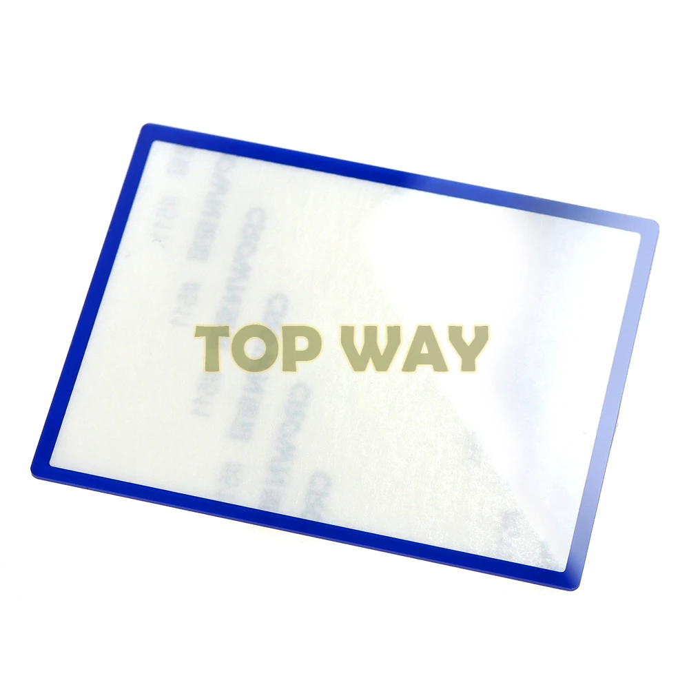 Placa de espejo con marco LCD para controlador DSI NDSI, pantalla superior, piezas de repuesto de placa de espejo de plástico, 2 piezas - imagen 2