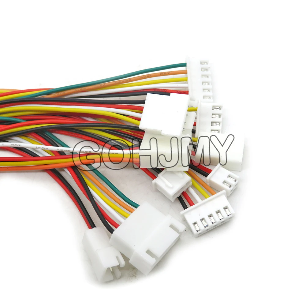 Conector JST XH2.54mm PH2.0mm 2P 3P 4P 5P 6P 7P 8P 9P 10P Cable de enchufe hembra + enchufe macho paso de Terminal JST 2,0mm 2,54mm 20CM - imagen 3