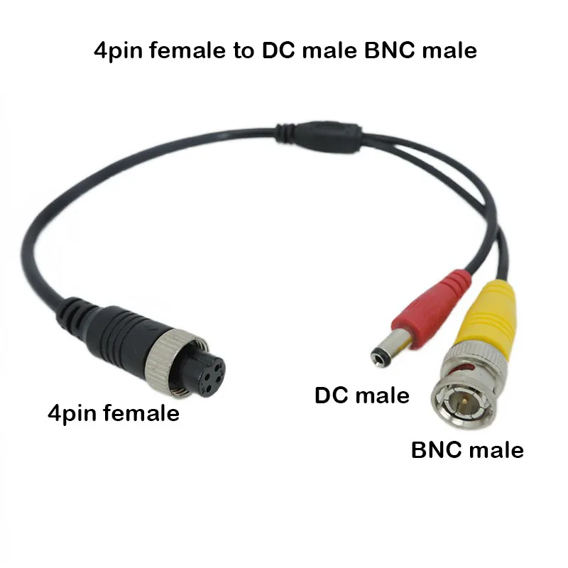 Female to DC M BNC M