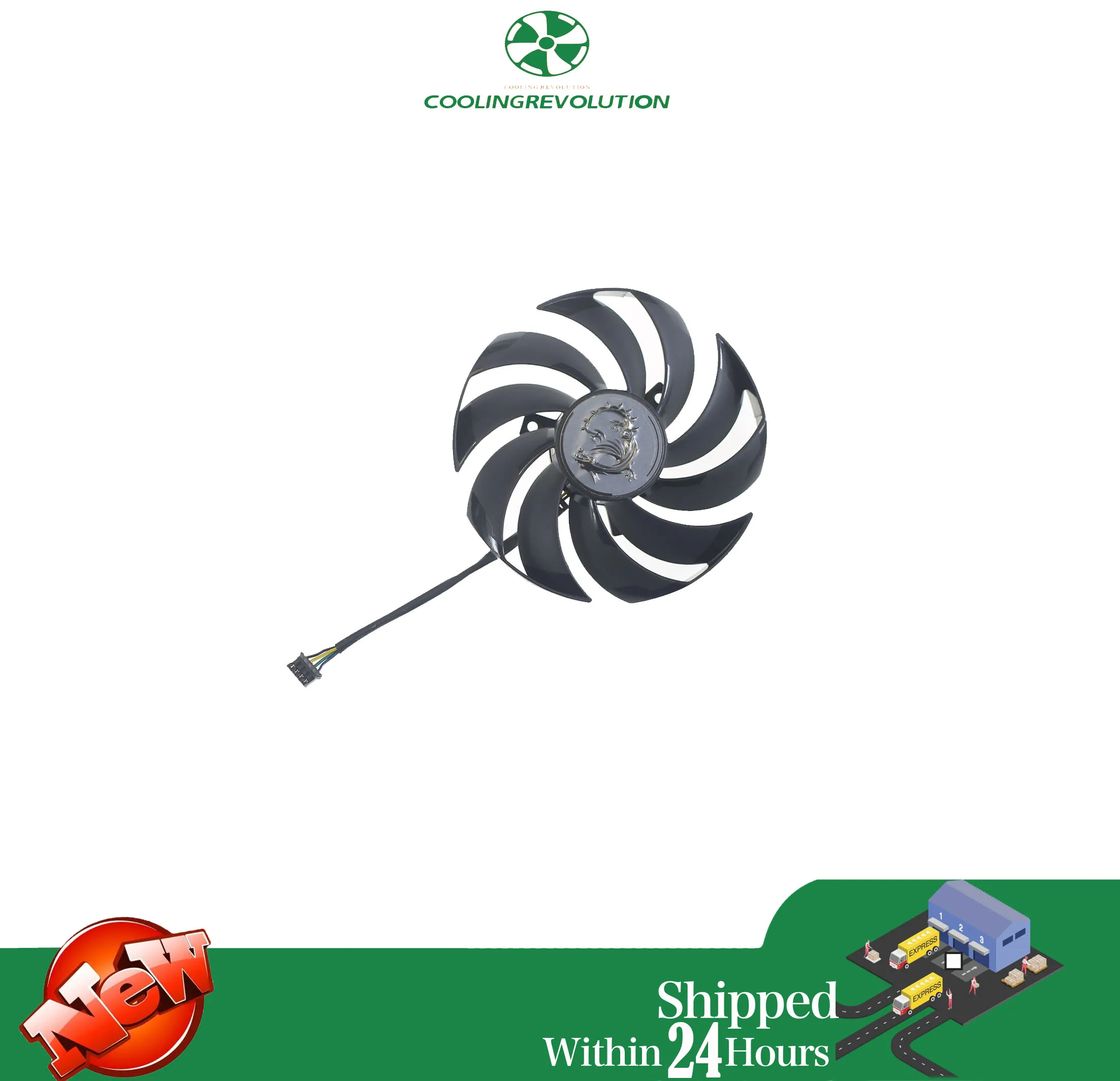 Ventilador de tarjeta de vídeo PLD10010B12HH de 95MM para MSI GeForce RTX 3070 3080 3090 3070Ti SUPRIM X ventilador de refrigeración de tarjeta gráfica con rodamiento de bolas de remolque - imagen 4