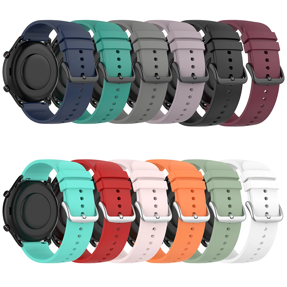 Correa de silicona de 22mm para reloj inteligente Huami Amazfit GTR 4/3/2 GTR de 47mm para Xiaomi Watch S4/S3/S2/S1/Color 2/Color Sport - imagen 2