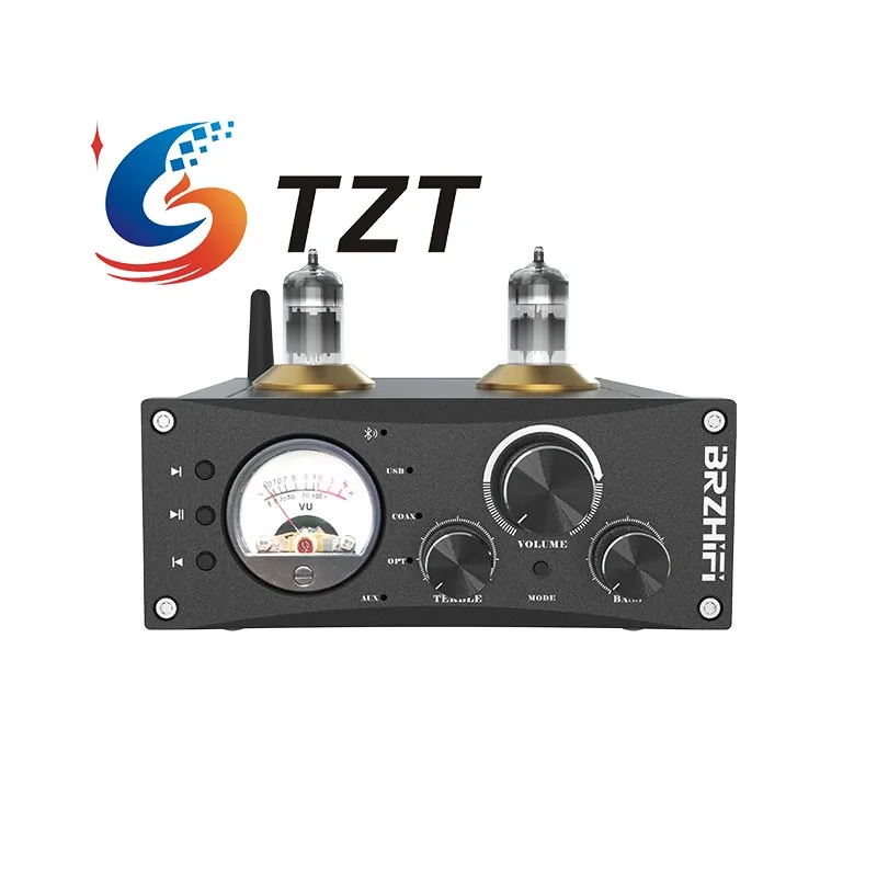 TZT PAD-M5N HiFi Bluetooth 80W + 80W amplificador de tubo electrónico de alta potencia amplificador de potencia Digital profesional - imagen 2