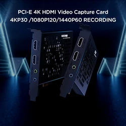 Ezcap324B Tarjeta de captura HDMI para PC, grabación y streaming RAW