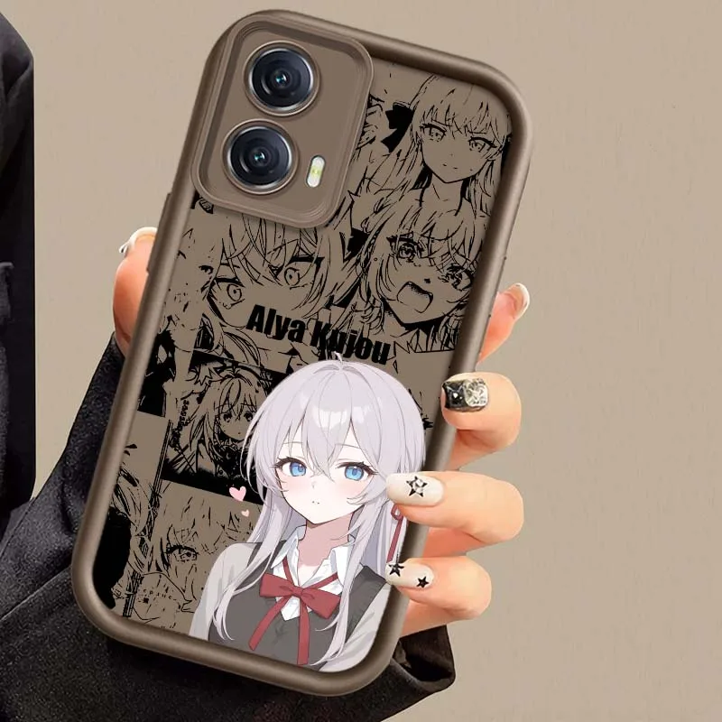 Alya Kujou Anime para Motorola Edge 50 60 G30 G20 G10 G05 G04s E30 E32 E14 Stylus Fusion Pro Eye escalera funda de teléfono - imagen 4