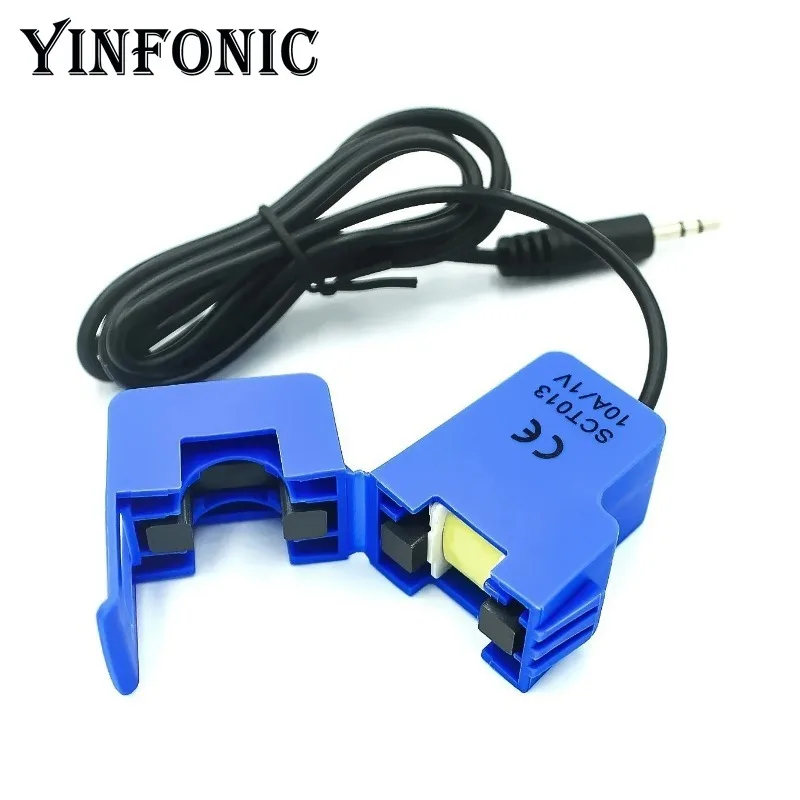 SCT-013 5A ~ 100A/50mA 1% Transformador de corriente abierto y cerrado SCT013 Sensor de corriente CA no invasivo Transformador de corriente de núcleo dividido