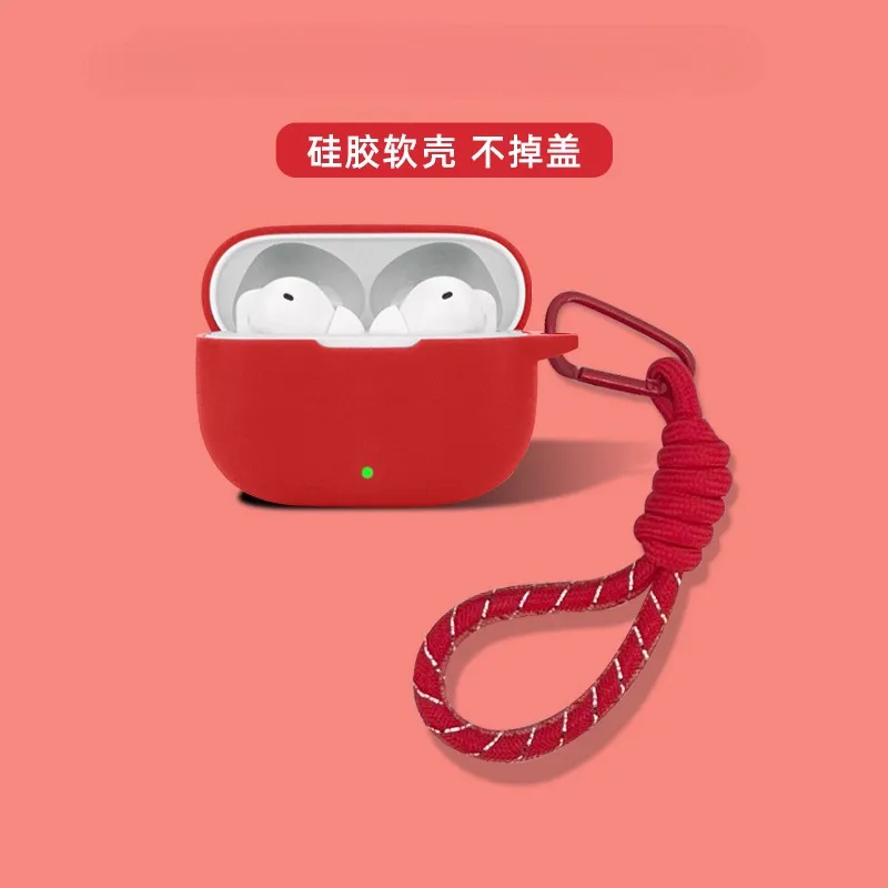 Para Realme Buds T200 Lite funda de silicona suave cordón colgante Realme Buds T200 Lite funda protectora a prueba de golpes - imagen 5