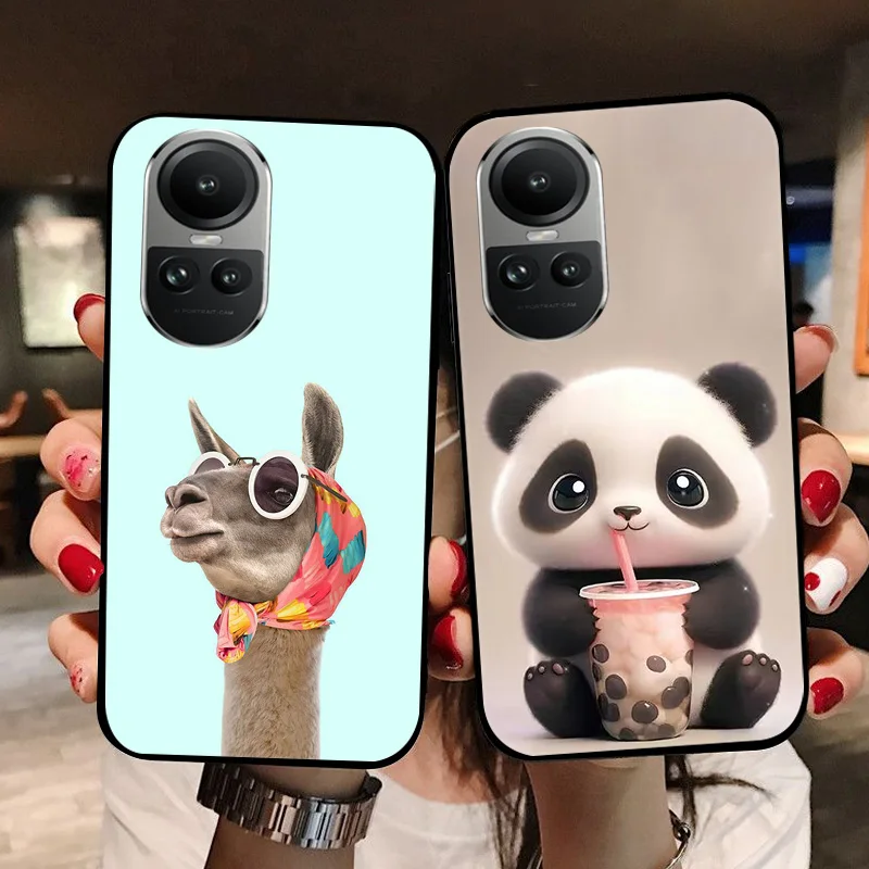 Para OPPO Reno 10 5G funda CPH2531 Fundas traseras de silicona suave de moda para OPPO Reno10 Pro Plus CPH2521 funda de teléfono etui Fundas lindas - imagen 5