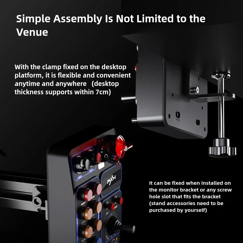 Nuevo Simulador de carreras PXN CB1, caja de Control Central, botón multifuncional RGB para simulador de camión EURO, accesorios de juego de carreras - imagen 4