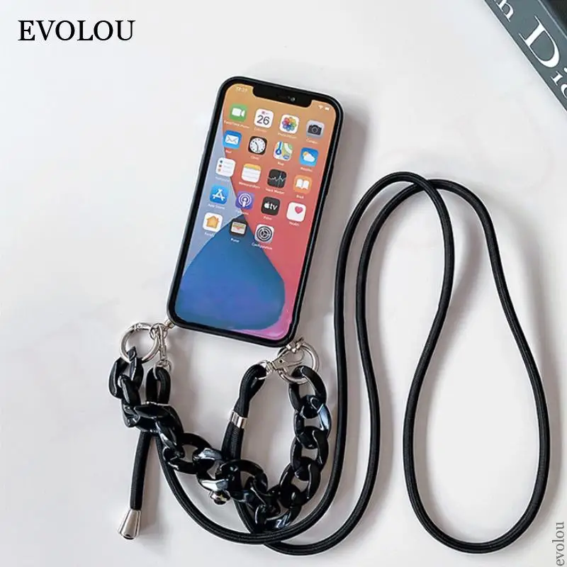 Para Google Pixel 8 Pro funda cruzada collar cordón cadena de mármol funda para Google Pixel 7A 7 Pro 6 Pro 6A 8Pro funda suave - imagen 4