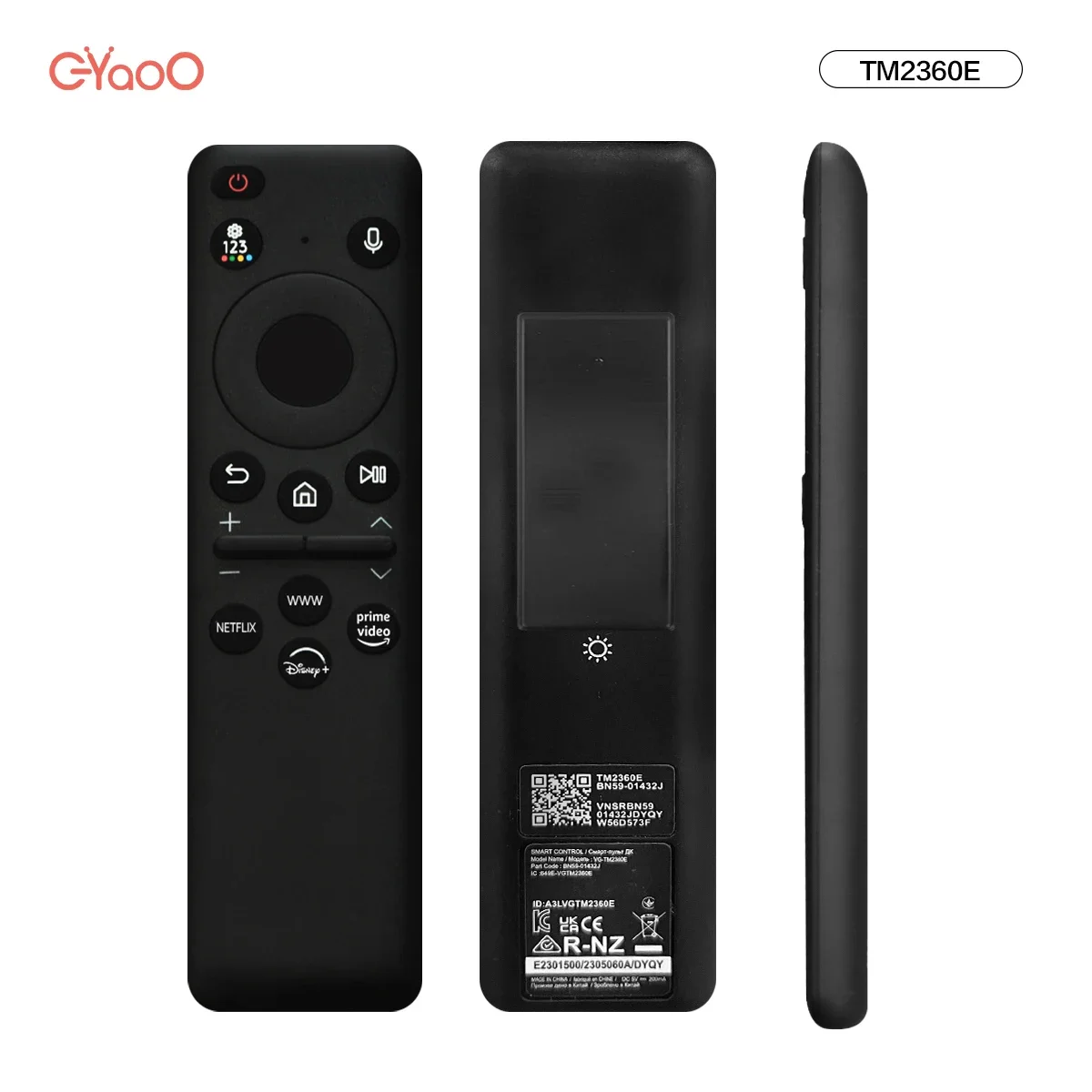 BN59-01432J Control remoto solar de repuesto para Samsung Smart TV Compatible con la serie Neo QLED 8K 4K - imagen 3