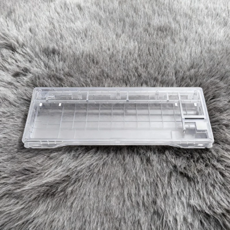 Caja de teclado con módulo PCB Wooting80HE, opción translúcida blanca y negra, carcasa protectora de teclado de repuesto - imagen 4