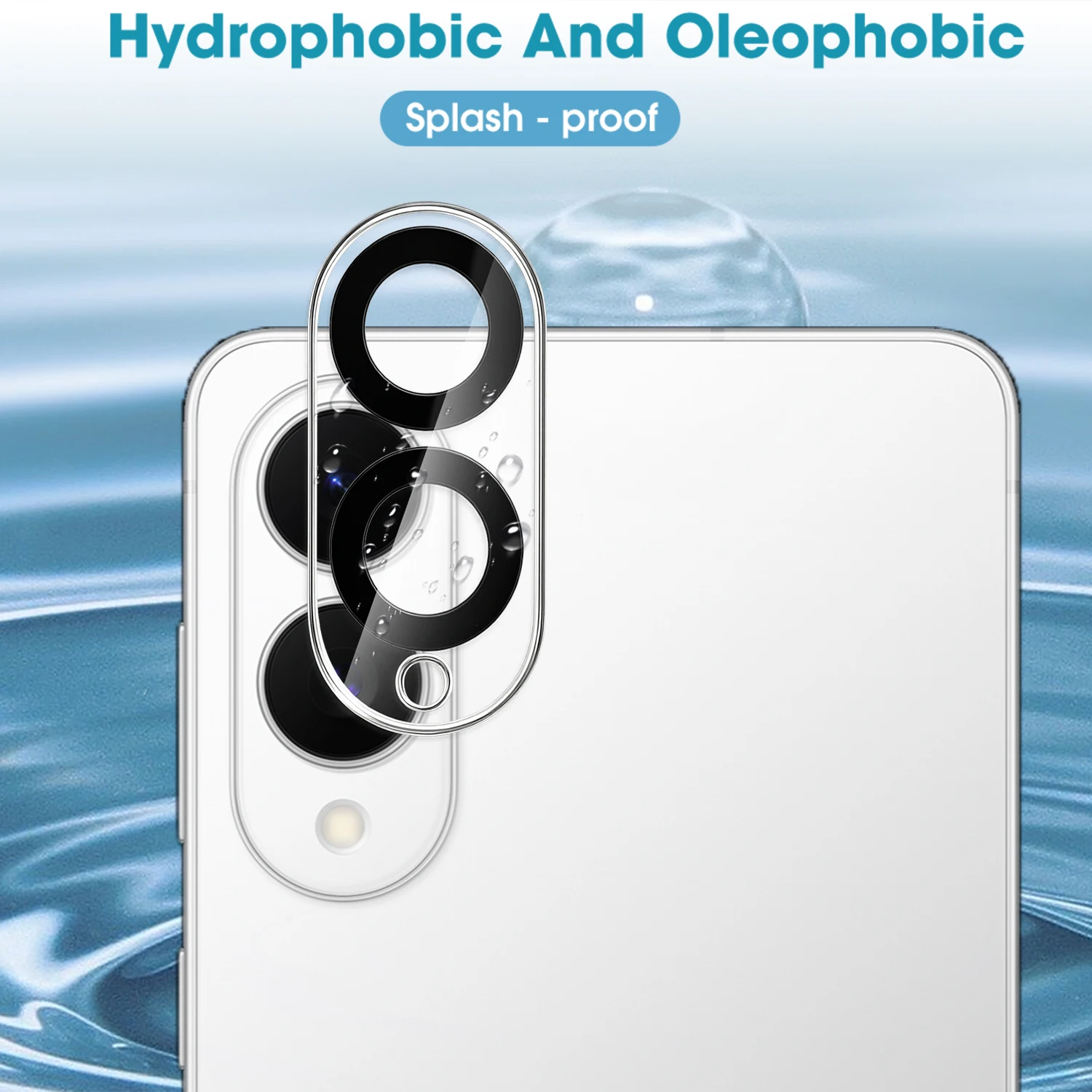 Protector de lente 3D para Samsung Galaxy S25 Edge, película protectora de lente de cámara trasera, películas de vidrio templado para Galaxy S25Edge - imagen 5