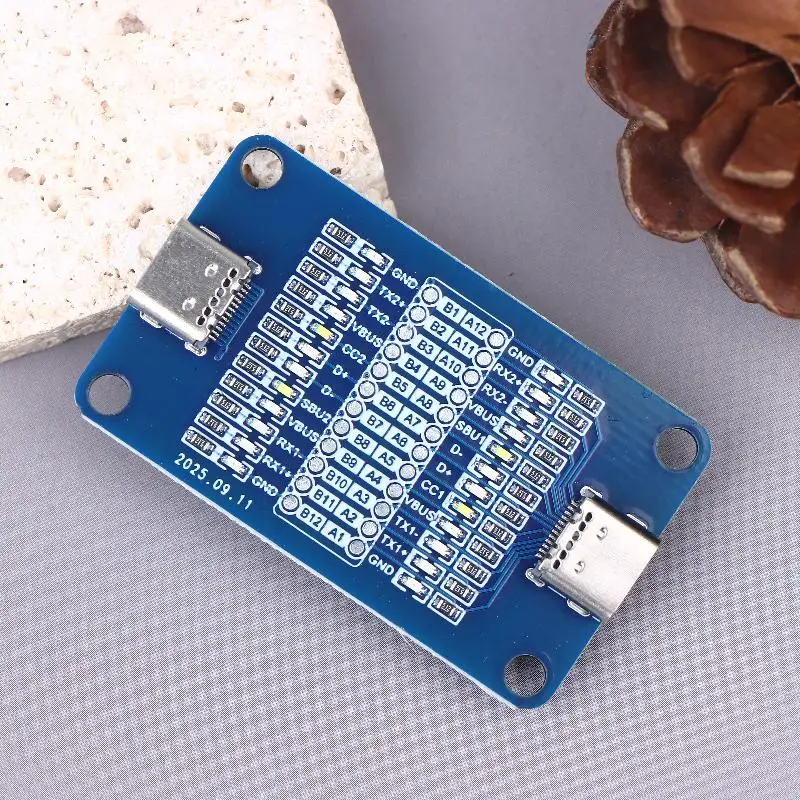 1/3 Uds nueva placa de prueba de Cable de carga rápida tipo C de doble cabeza adecuada para pruebas de Cable de teléfono - imagen 3