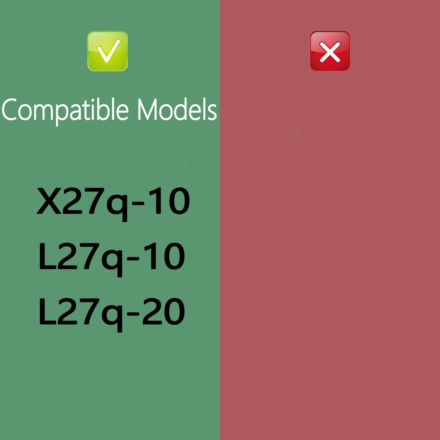 Adaptador de montaje VESA para Lenovo L-Series L27q-10 L27q-20 X-Series X27q-10 Soporte de monitor para soporte/brazo/montaje de escritorio - imagen 3