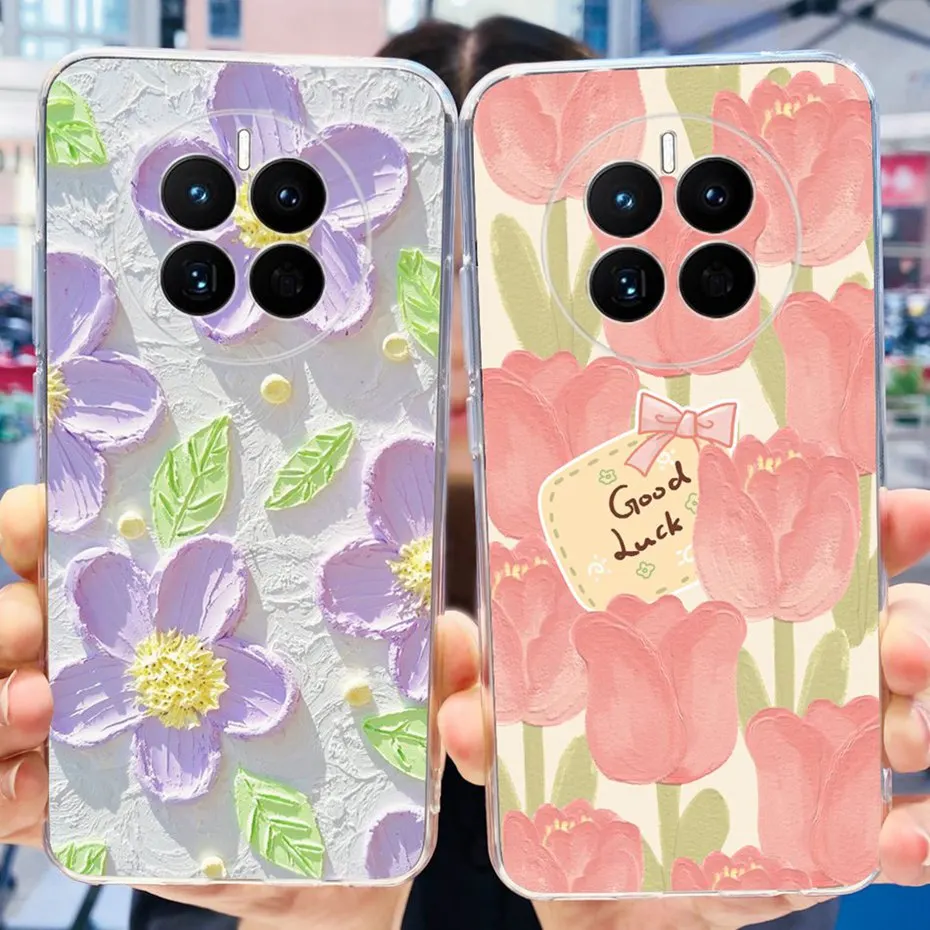 Funda con estampado para Huawei Mate 50 50E, carcasa trasera de TPU de silicona suave para Huawei Mate50 Mate50E CET-LX9 - imagen 3