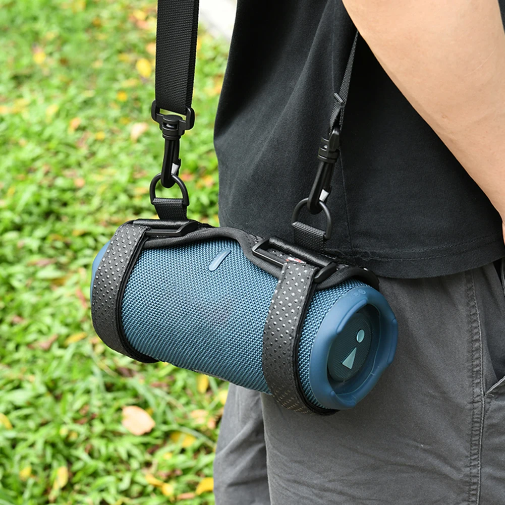 Funda para JBL Flip 3/4/5, soporte con correa de altavoz, correa de hombro ajustable, funda protectora de transporte portátil, reemplazo - imagen 3