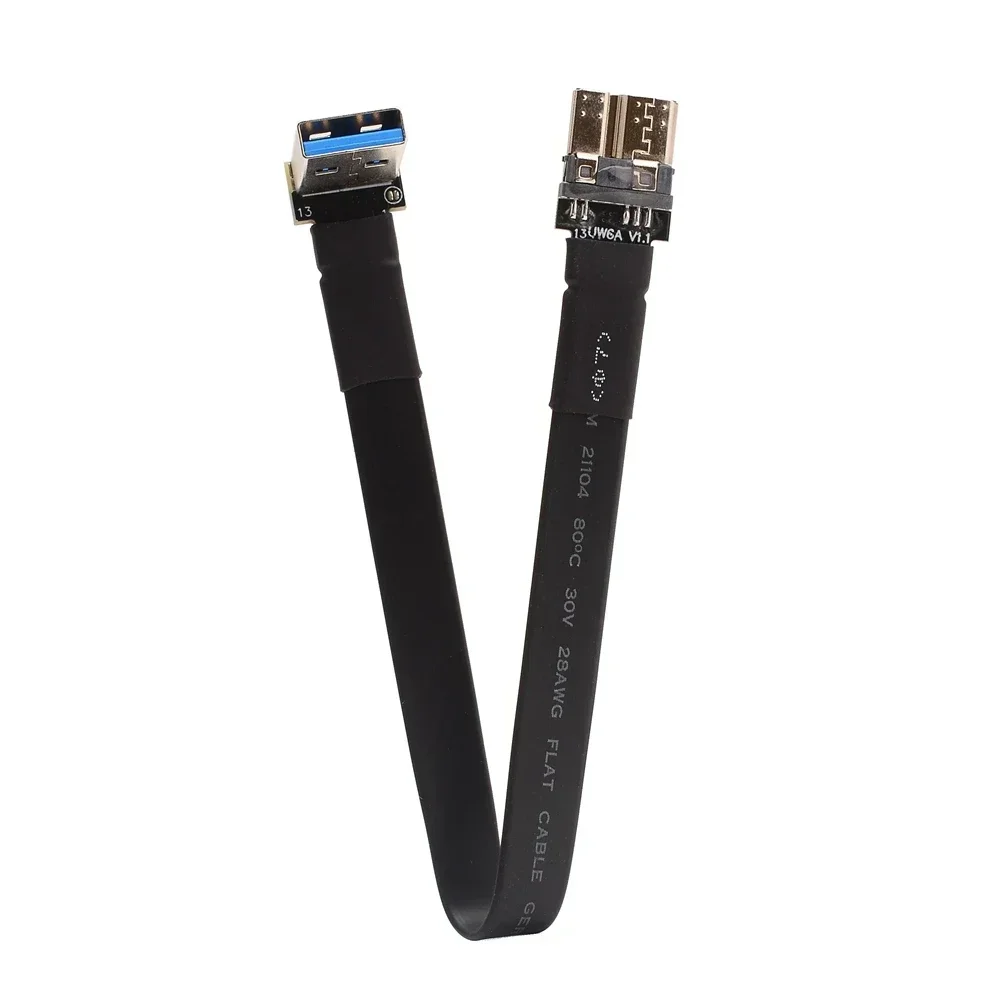 Cable USB 3.0 A Macho a Micro-B Plano 90º – 3 a 300cm - imagen 2