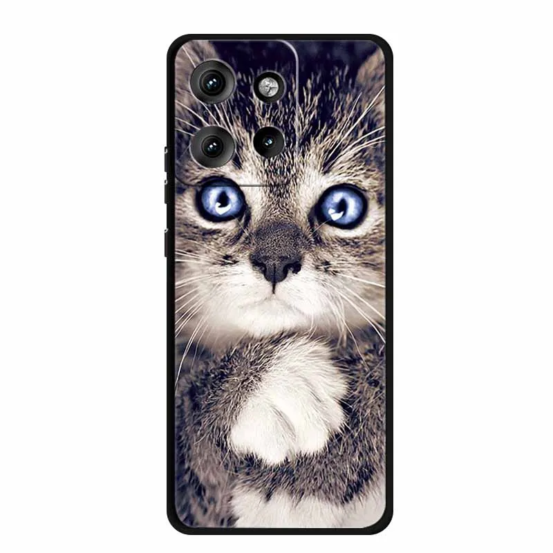 Para Motorola Edge 50 Neo funda animales silicona suave TPU fundas de teléfono contraportada para Motorola Moto S50 5G Protector de lobo nueva Coque - imagen 2