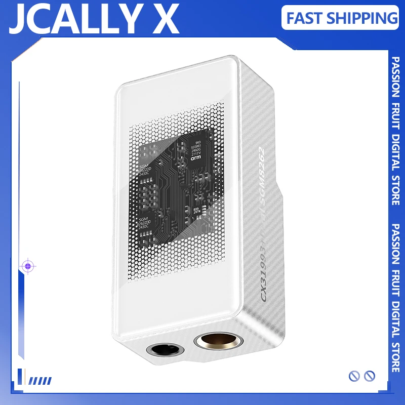 JCALLY X Crinacle AP6 amplificador de oído decodificación HIFI fiebre 4,4 puerto equilibrado Audio Mini amplificador cola pequeña CX31993 SGM8262x2 regalo