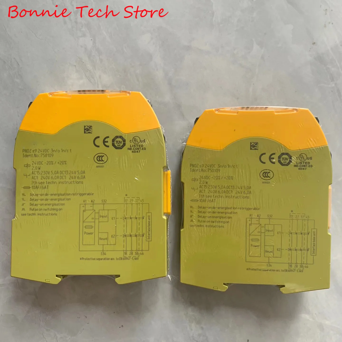 750109   para relé de seguridad PILZ PNOZsigma (estánico), PNOZ s9 24VDC 3 n/o 1 n/c t - imagen 3