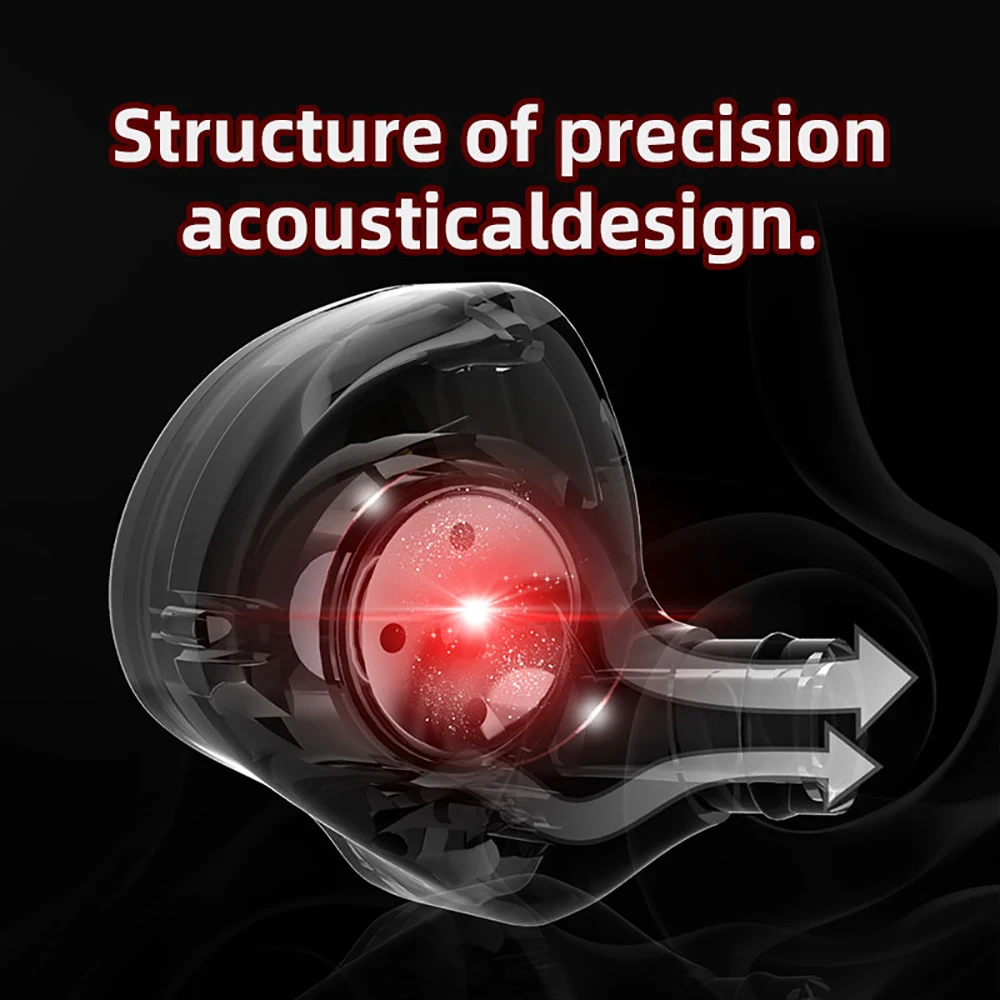 AK6 auriculares intrauditivos 6 Unidad de controlador dinámico auriculares con micrófono estéreo deportes HIFI Subwoofer auriculares Monitor auriculares - imagen 4