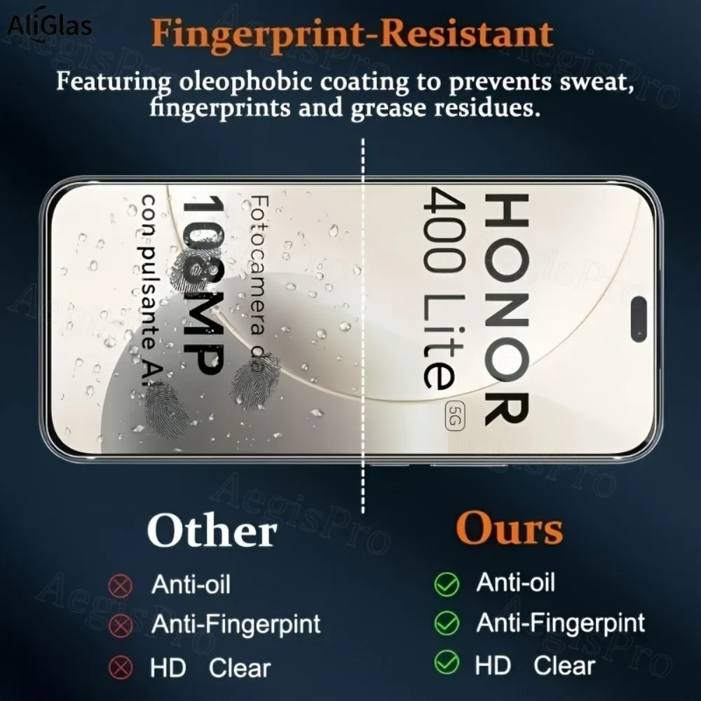Película de hidrogel de cobertura completa para Honor 400 Lite 400 Pro 400 Magic7 Lite Magic8 Pro Magic6, resistente a los arañazos, alta sensibilidad, 3 uds. - imagen 4