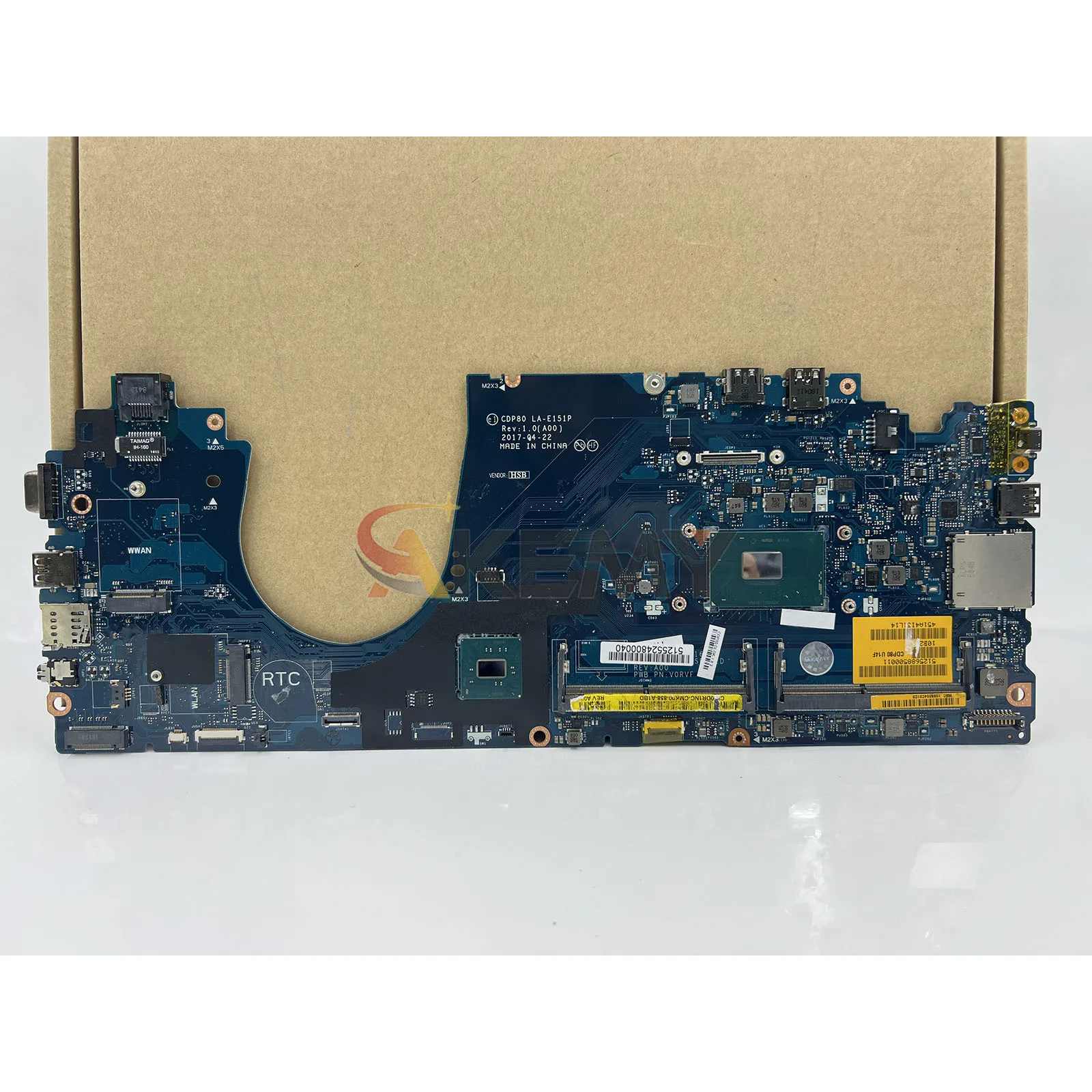 For Dell Latitude 5580 Motherboard CDP80 LA-E151P with i5 i7 6/7th Gen CPU 00C144 08T984 0F3F59 0GDGX9 100% Fully Tested - imagen 3