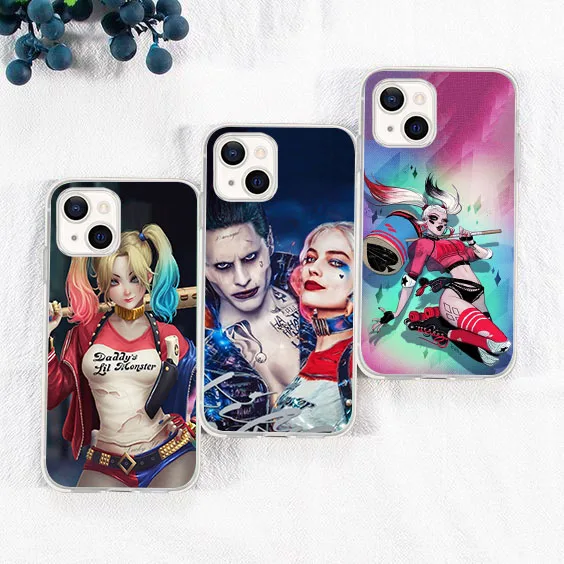 Funda de silicona KT-48 Harley Quinn, para Moto Z2, E4, E5, E6, E6S, E6i, E7, G32, G23, G52, E20, E30, E40 Plus, Play GO - imagen 4