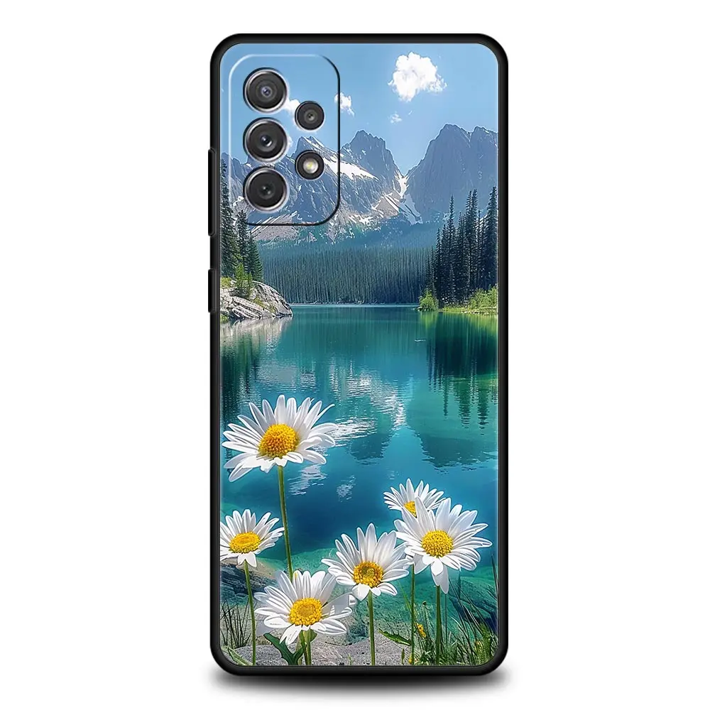 Funda de arte bonito para Samsung, carcasa rosa para Samsung A51, A71, A21S, A12, A15, A25, A31, A41, A32, A23, A33, A53, A73, A03S, A05S, A13, 5G, A72 - imagen 4