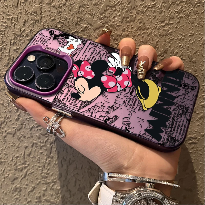 Funda de teléfono de Mickey Minnie de Disney para Xiaomi Redmi Note 14 13 12 11 Pro Plus 4G 5G 12S 11S 10S 10 9 9S 12C 13C 14C A3 A4 - imagen 4