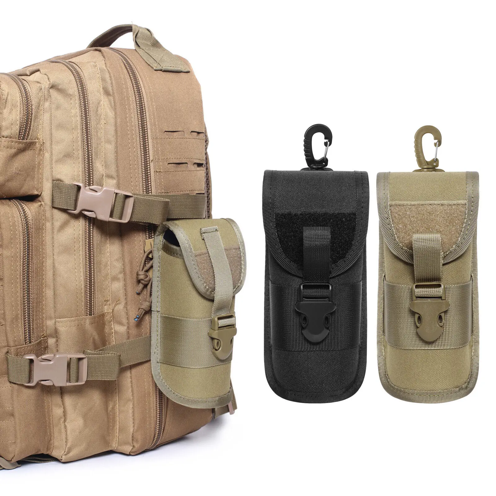 Bolsa táctica Molle para gafas de sol, paquete de cintura, accesorios militares de caza, organizador, estuche de transporte - imagen 2