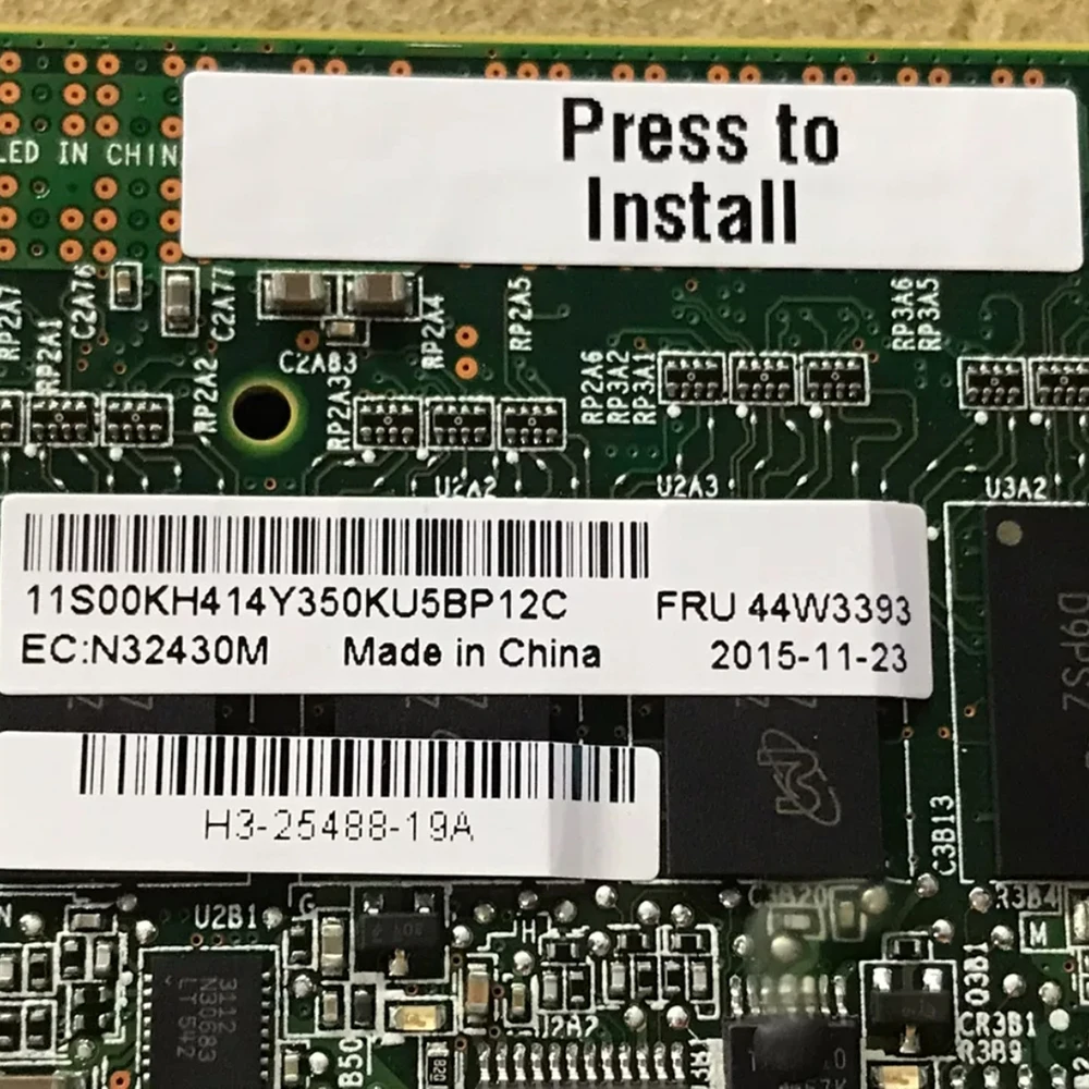 Tarjeta de matriz 5210 46C9111 44W3393 00AE852 Tarjeta SAS de 12 GB X3650M 1G - imagen 5