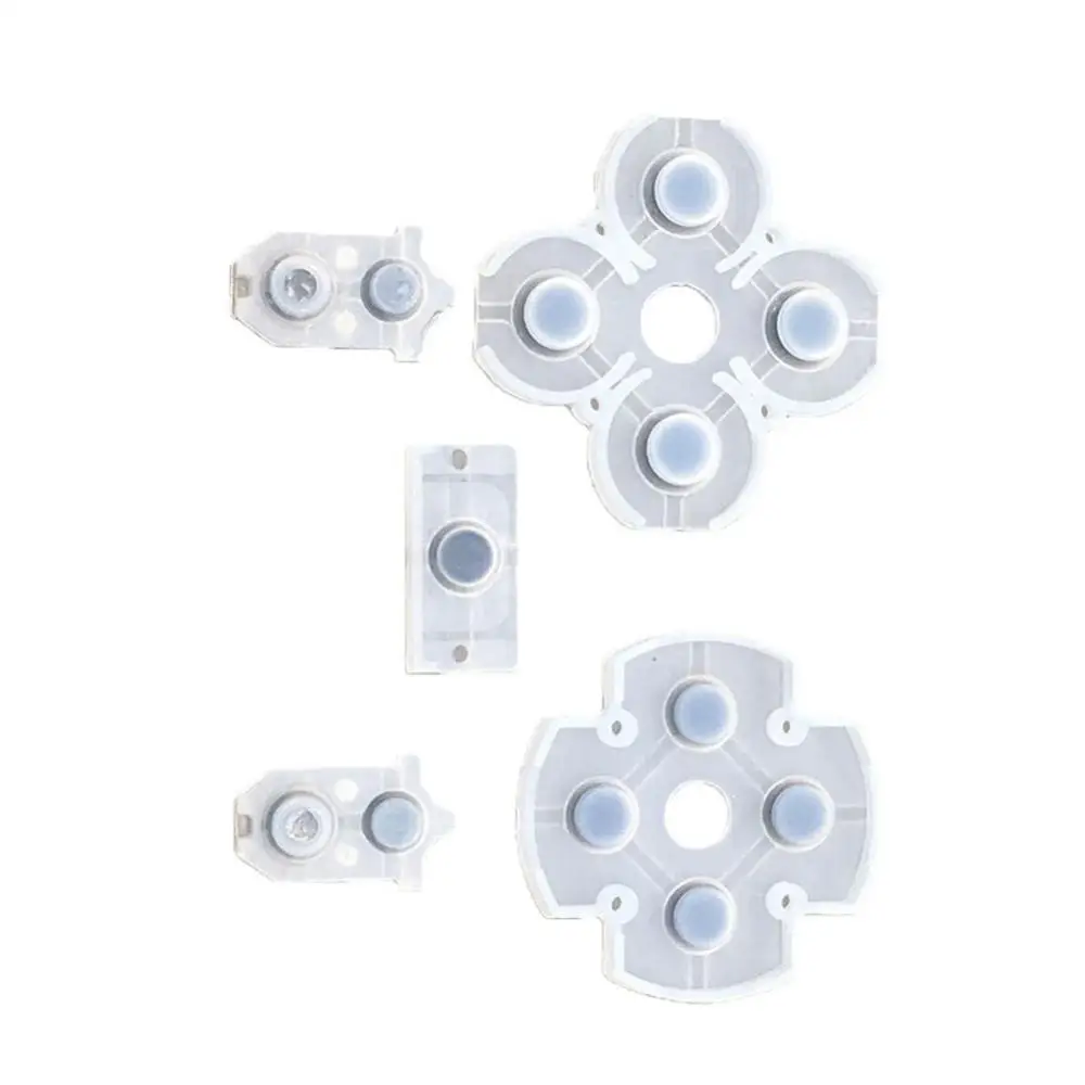 Teclados de botón adhesivos conductores de silicona de repuesto de goma suave genuina para controlador PS4 DualShocks 4 - imagen 5
