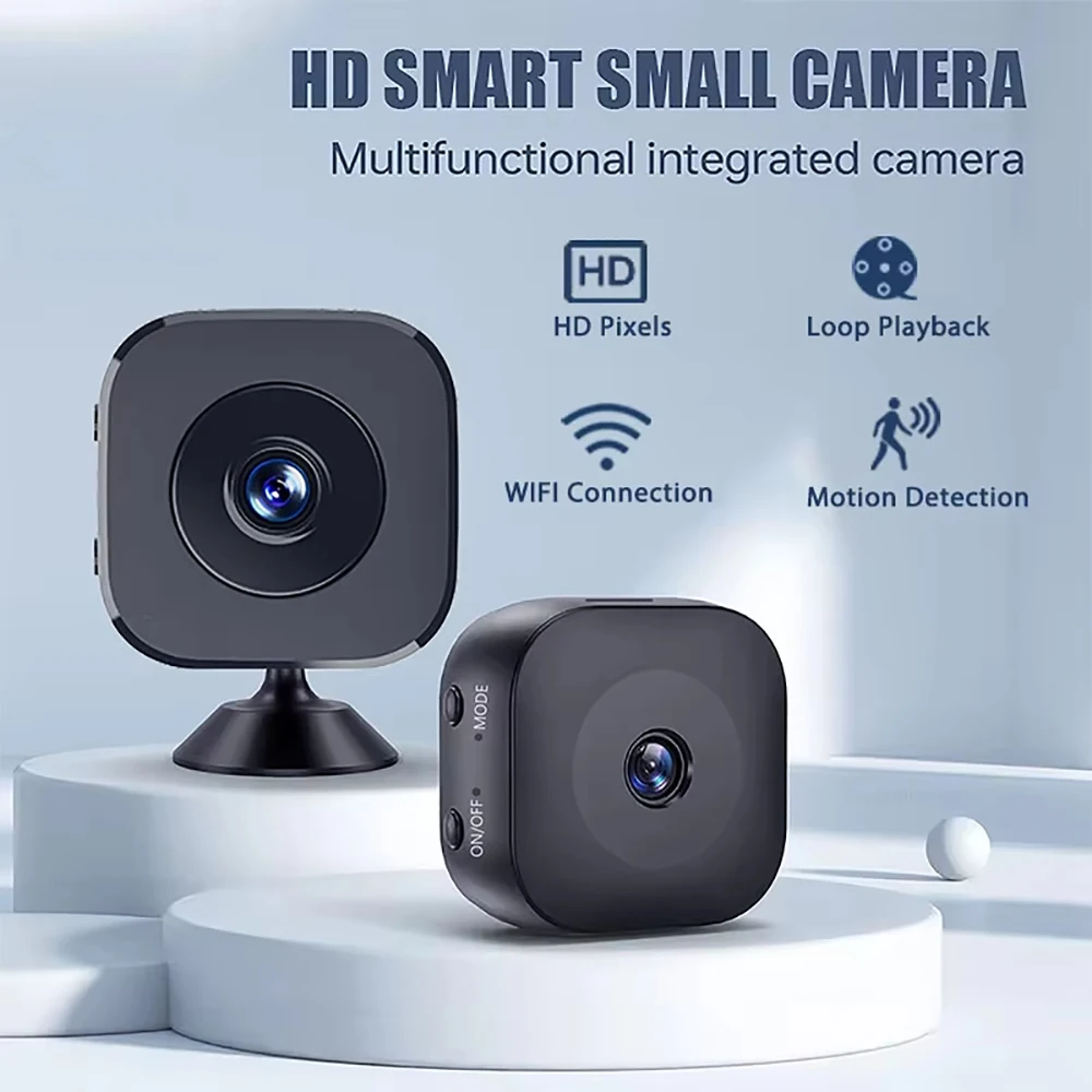 Mini cámara HD de 1080P, inalámbrica, 2,4G, WiFi, Monitor remoto, protección de seguridad para el hogar, cámara IP, detección de movimiento, almacenamiento en la nube